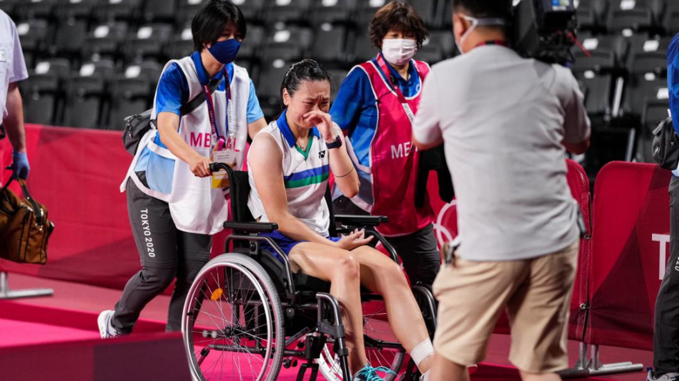 Pebulu tangkis Amerika Serikat, Beiwen Zhang kalah WO karena cedera (foto: bwfbadminton)