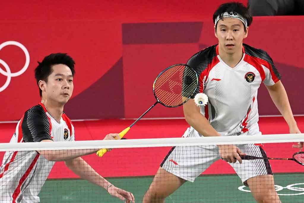 Minions takluk di babak perempat final Olimpiade Tokyo. Foto: AFP/Pedro Pardo