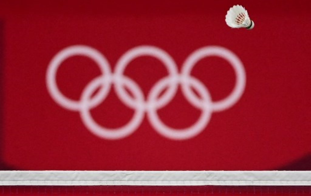 Logo Olimpiade 2020 (Foto: AFP/Pedro Pardo)