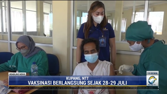 DPW NasDem NTT Gelar Vaksinasi Covid-19 di Kota Kupang