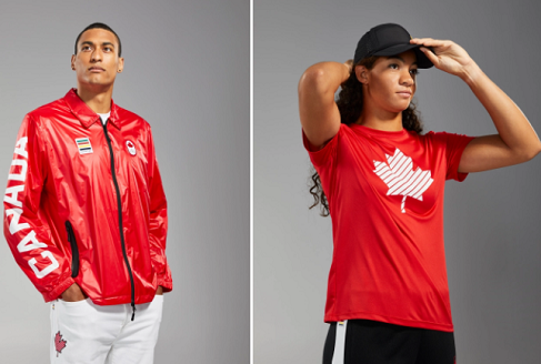 Tim Kanada memiliki barisan seragam Olimpiade yang paling berani. Karena jaket sang atlet di desain dengan warna merah cerah, seperti warna bendera nasionalnya. (Foto: Dok. Olympic.ca)
