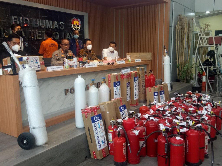 Penjualan Tabung Oksigen Palsu Terbongkar, Pelaku Cat Ulang APAR