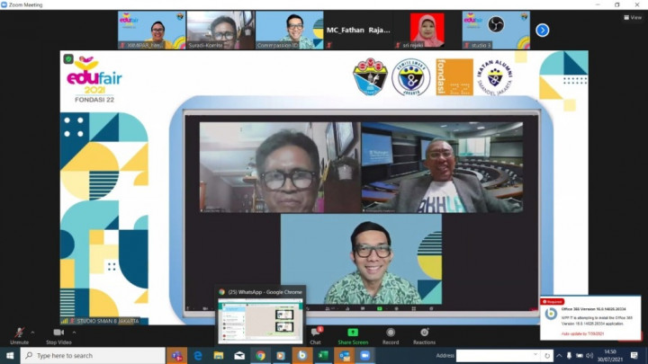 Indra Herlambang Bagikan Tips Menembus Perguruan Tinggi Negeri