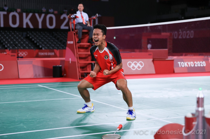 Ini Rahasia Anthony Ginting Tembus Semifinal Olimpiade Tokyo