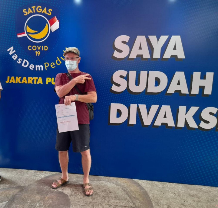 Antuasias Warga Vaksin di Sentra Vaksinasi Partai NasDem Masih Tinggi