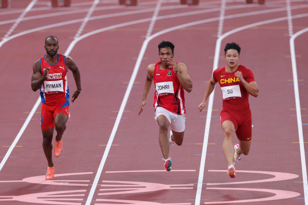 Foto: Zohri Gagal Melaju ke Semifinal 100 M Putra Olimpiade Tokyo