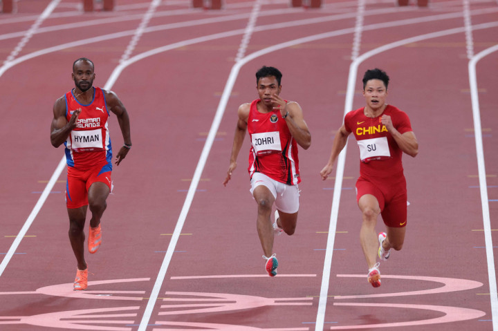 Foto: Zohri Gagal Melaju ke Semifinal 100 M Putra Olimpiade Tokyo