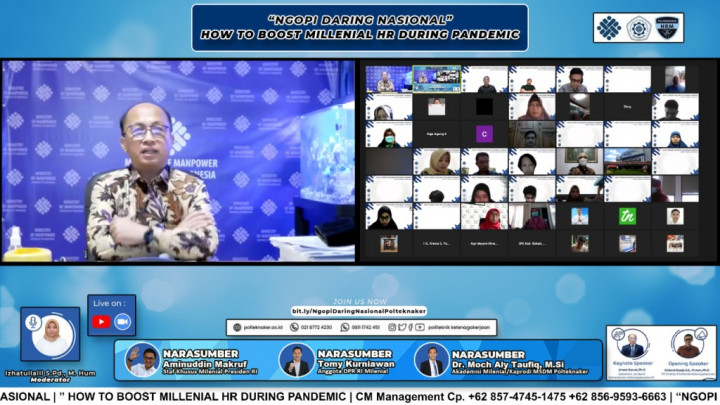 Produktivitas Kerja di Bawah Rata-rata ASEAN, Kemenaker Dorong Milenial Tingkatkan Kompetensi