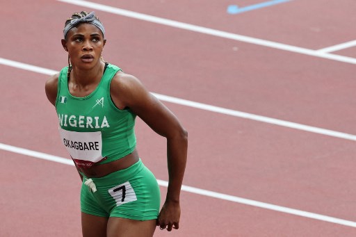 Blessing Okagbare. (Giuseppe CACACE / AFP)