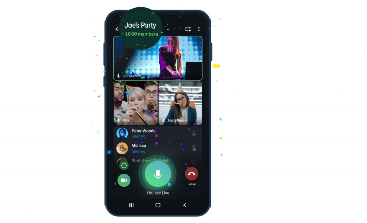 Video Call Telegram Kini Bisa 1.000 Pengguna Sekaligus