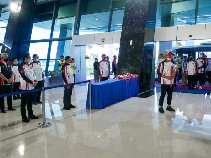 Menpora Sambut Kedatangan Kontingen Indonesia