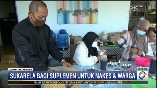 Pengusaha Minuman Herbal Bagi-bagi Suplemen Probiotik Gratis