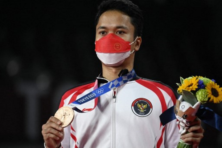 Anthony Ginting Sumbang Perunggu, Indonesia Berada di Peringkat 35
