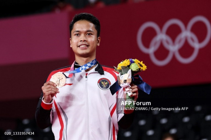 Anthony Sinisuka Ginting Persembahkan Medali Perunggu untuk Masyarakat Indonesia