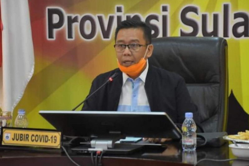  Juru bicara satgas covid-19 Sulbar, Safaruddin Sanusi, di Mamuju, Selasa, 3 Agustus 2021. ANTARA Foto/M Faisal Hanapi