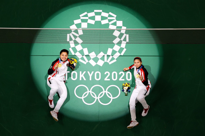 Momen Cium Tangan Hingga Joget TikTok Greysia/Apriyani di Final Olimpiade Tokyo 2020