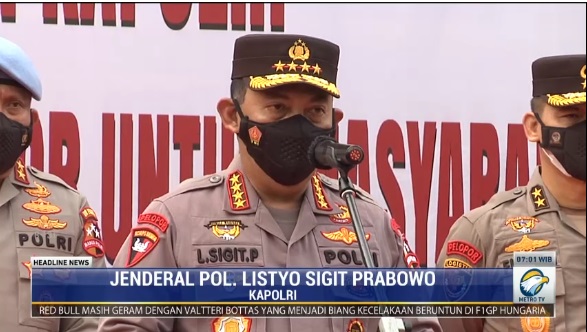 Polri Salurkan 1.000 Konsentrator Oksigen untuk Pasien Covid-19