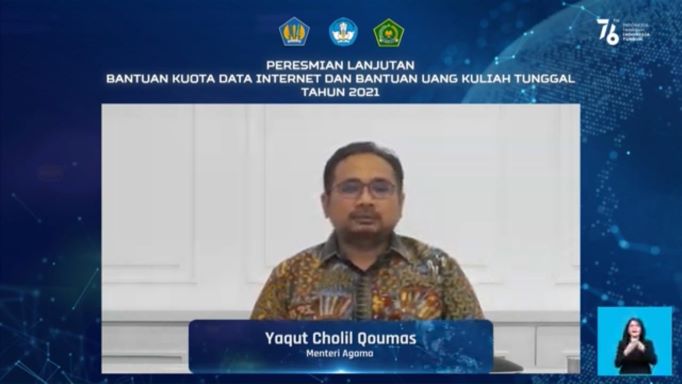 Kemenag Juga Berikan Keringan UKT dan Bantuan Kuota Internet