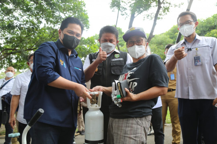 Erick Thohir Puji Herman Deru Gubernur Hebat