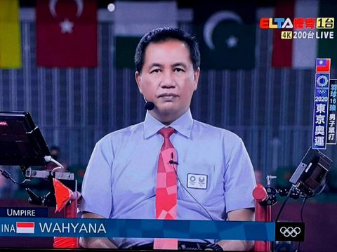 Wahyana, Wasit Final Bulu Tangkis Tunggal Putri Olimpiade Tokyo 2020 asal Gunungkidul