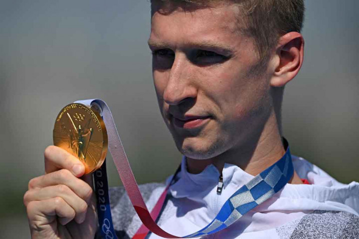 Florian Wellbrocksabet Sabet Emas Renang Maraton Putra