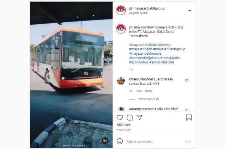 Bus Listrik BYD K9 Mayasari Bakti untuk Transjakarta