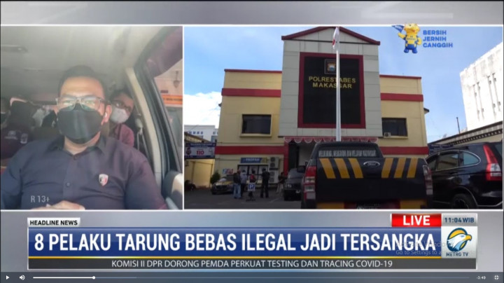 Polisi Tetapkan 2 Tersangka Kasus Tarung Bebas Jalanan di Makassar