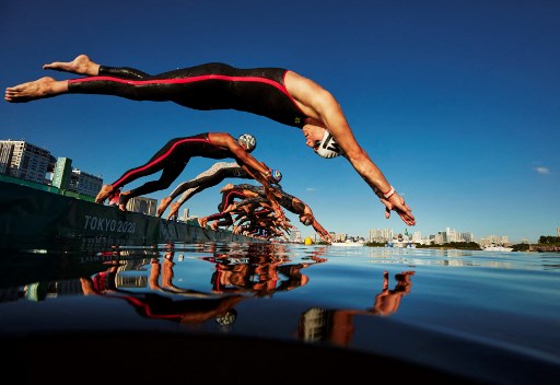 Pengalaman Lucu Peserta Renang Maraton Olimpiade Tokyo