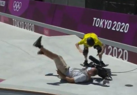 Tabrak Juru Kamera, Skater Australia Ini Malah Dapat Poin Tertinggi