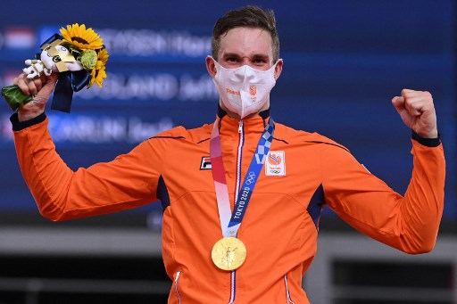 Lavreysen Kembali Harumkan Belanda di Balap Sepeda Trek Olimpiade