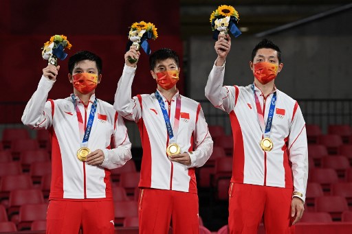 Tiongkok Dominasi Tenis Meja Olimpiade Tokyo