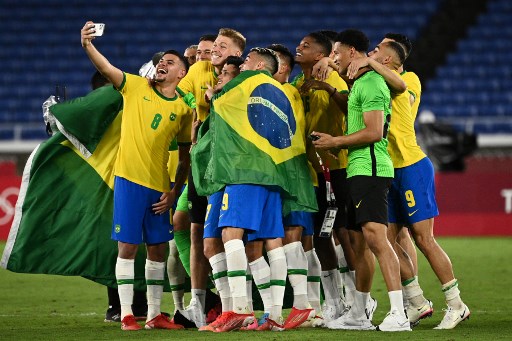 Tekuk Spanyol, Brasil Juara Sepak Bola Putra Olimpiade Tokyo