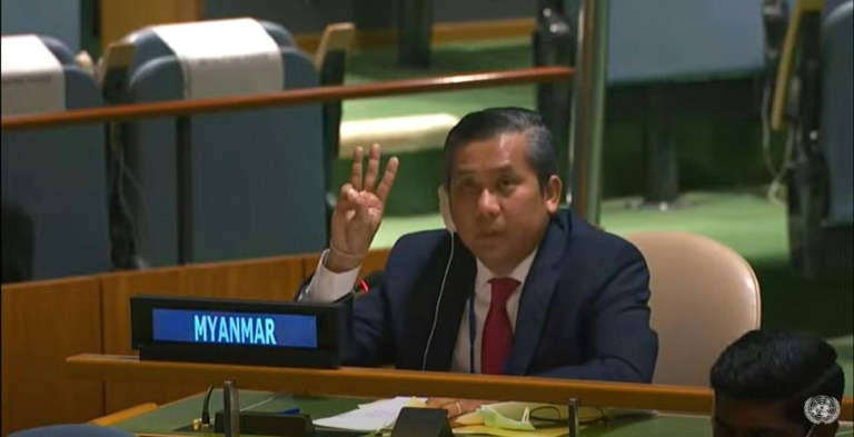 Dubes Myanmar untuk PBB, Kyaw Moe Tun. Foto: UNTV.