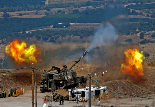 Konflik Israel dan Hizbullah Lebanon. Foto: AFP.