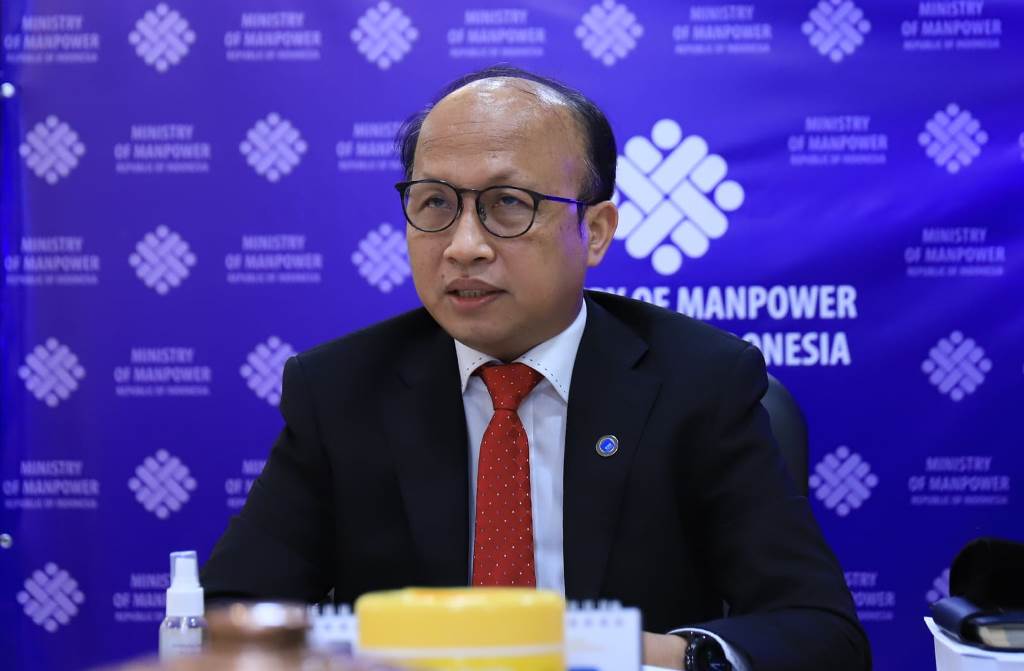 Sekretaris Jenderal Kemenaker Anwar Sanusi (Foto:Dok.Kemenaker)