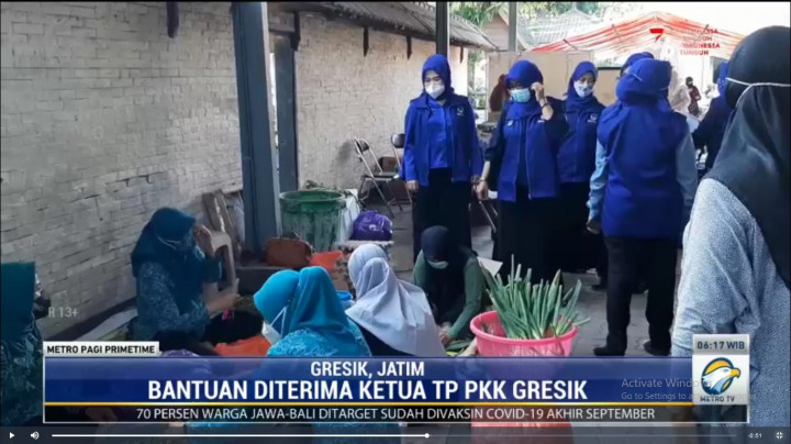 Garnita NasDem Bantu Kebutuhan Dapur Umum Gresik