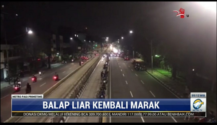 Polisi Buru Pelaku Balap Liar di Gunung Sahari