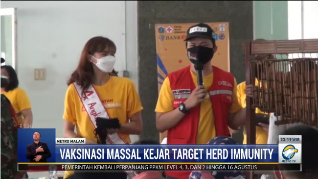 Warga Antusias Ikut Vaksinasi yang Digelar KKP