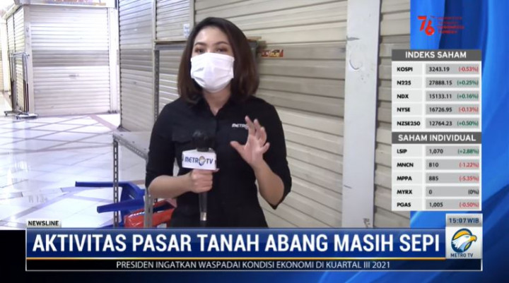 Dana Cadangan Menipis, Pedagang Tanah Abang Mulai 'Angkat' Bendera Putih