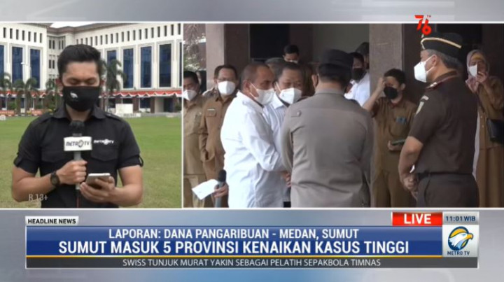 Diberi Rapor Merah oleh Jokowi, Gubernur Edy Sebut Masyarakat Sumut Lalai