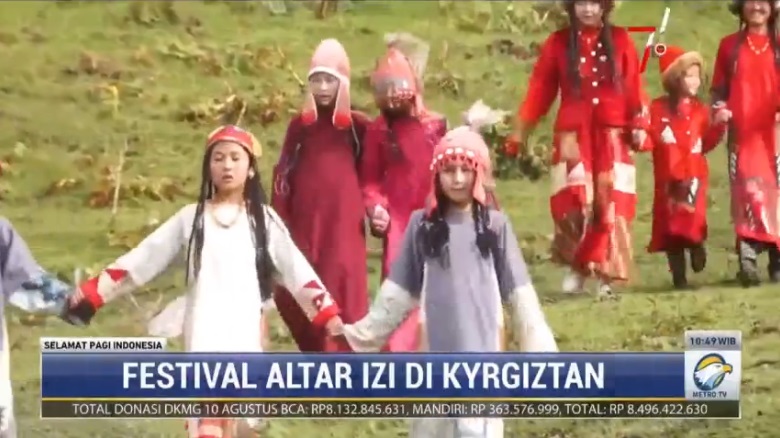 Festival Altar Izi di Kirgiztan digelar di lembah Jirgalang.