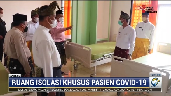 Bekas Kantor Disnaker Rokan Hilir Disulap Jadi Ruang Isoman