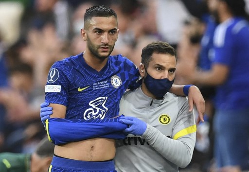 Ziyech Cedera Serius ketika Chelsea Menjuarai Piala Super Eropa
