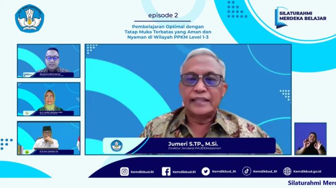 PAUD Hingga SMA di Wilayah PPKM Level 1-3 Boleh PTM Terbatas