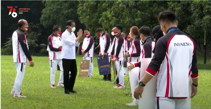 Atlet Menang di Olimpiade Tokyo Dapat Hadiah Ini Dari Jokowi