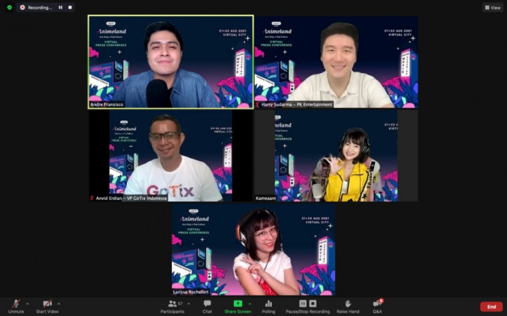 Animeland, Festival Anime Virtual Terbesar 2021 Siap Diselenggarakan