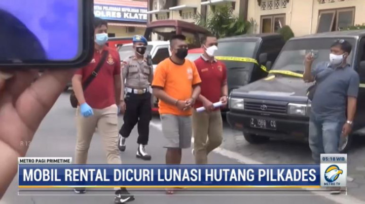 Pusing Bayar Utang saat Pilkades, Kades di Klaten Nekat Gondol Mobil Rental