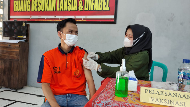 119 Narapidana Rutan Kudus Rampung Divaksinasi