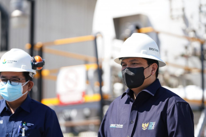 Menteri BUMN Apresiasi Petrokimia Gresik Bantu Penuhi Kebutuhan Oksigen Medis