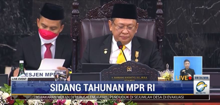 Buka Sidang Tahunan MPR, Bamsoet Singgung Vaksinasi Ideologi